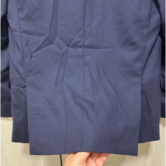Hickey Freeman Boys 10H Navy Blue Wool Blazer Two Buttons Sport Coat - Picture 6 of 10